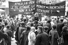 Manifestation anti-FN  Lyon