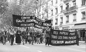 manifestation contre les accords Millon-FN