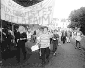 Manifestation de soutien aux sans-papiers